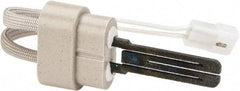 White-Rodgers - 120 VAC, 5 Amp, Two Terminal Receptacle with .093" Male Pins Connection, Silicon Carbide Hot Surface Ignitor - 9" Lead Length, For Use with Gas Burner - Exact Tool & Supply