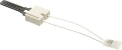 White-Rodgers - 120 VAC, 5 Amp, Two Terminal Receptacle with .093" Male Pins Connection, Silicon Carbide Hot Surface Ignitor - 9" Lead Length, For Use with Gas Burner - Exact Tool & Supply