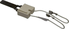 White-Rodgers - 120 VAC, 5 Amp, 1/4" Female Space Terminals, Uninsulated Connection, Silicon Carbide Hot Surface Ignitor - 9" Lead Length, For Use with Gas Burner - Exact Tool & Supply