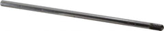 SGS Pro - 1/4" Cut Diam, 1/4" Shank Diam, Cylinder with Radius Head Single Cut Burr - Carbide, Radius End, 1/2" LOC - Exact Tool & Supply