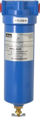 Parker - 1/2" Port, 11.28" High x 3.11" Wide, FRL Filter with Aluminum Bowl & Manual Drain - 50 SCFM, 500 Max psi, 175°F Max - Exact Tool & Supply