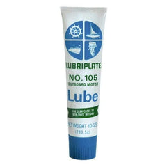 Lubriplate - 10 oz Tube Calcium General Purpose Grease - Off White, 150°F Max Temp, NLGIG 0, - Exact Tool & Supply