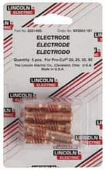 Lincoln Electric - Plasma Cutter Electrode - For Use with Pro-Cut 55 Plasma Cutter - Exact Tool & Supply