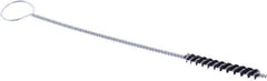Brush Research Mfg. - 2" Long x 1/4" Diam Nylon Hole Cleaning Brush - 8" OAL, 0.008" Filament Diam, 0.112" Shank Diam - Exact Tool & Supply
