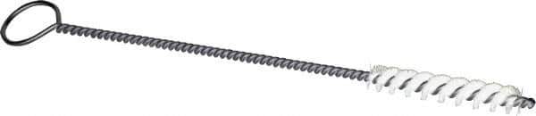 Brush Research Mfg. - 2" Long x 5/16" Diam Nylon Hole Cleaning Brush - 8" OAL, 0.008" Filament Diam, 1/8" Shank Diam - Exact Tool & Supply