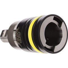 Emuge - 1-1/2" Straight Shank Diam Tension & Compression Tapping Chuck - M14 Min Tap Capacity, 4.8819" Projection, Size 4 Adapter, Quick Change - Exact Tool & Supply