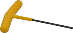 Bondhus - 7/64" Hex, T-Handle Cushion Grip, Hex Key - 4-13/32" OAL, Protanium High Torque Steel, Inch System of Measurement - Exact Tool & Supply