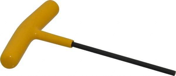 Bondhus - 9/64" Hex, T-Handle Cushion Grip, Hex Key - 4-29/32" OAL, Protanium High Torque Steel, Inch System of Measurement - Exact Tool & Supply