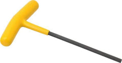 Bondhus - 5/32" Hex, T-Handle Cushion Grip, Hex Key - 5-13/64" OAL, Protanium High Torque Steel, Inch System of Measurement - Exact Tool & Supply