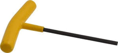 Bondhus - 3/16" Hex, T-Handle Cushion Grip, Hex Key - 5-39/64" OAL, Protanium High Torque Steel, Inch System of Measurement - Exact Tool & Supply