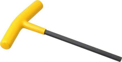 Bondhus - 1/4" Hex, T-Handle Cushion Grip, Hex Key - 6-13/32" OAL, Protanium High Torque Steel, Inch System of Measurement - Exact Tool & Supply