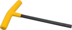 Bondhus - 3/8" Hex, T-Handle Cushion Grip, Hex Key - 8-5/16" OAL, Protanium High Torque Steel, Inch System of Measurement - Exact Tool & Supply