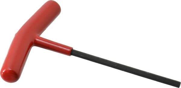 Bondhus - 5mm Hex, T-Handle Cushion Grip, Hex Key - 5-29/32" OAL, Protanium High Torque Steel, Metric System of Measurement - Exact Tool & Supply