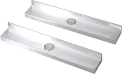 Wilton - 6-1/2" Jaw Width, Aluminum, Vise Jaw Cap - Magnetic Attachment - Exact Tool & Supply