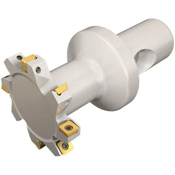Iscar - Shank Connection, 0.315" Cutting Width, 0.5472" Depth of Cut, 50mm Cutter Diam, 8 Tooth Indexable Slotting Cutter - FDN-CF4 Toolholder, Q/XOMT Insert - Exact Tool & Supply