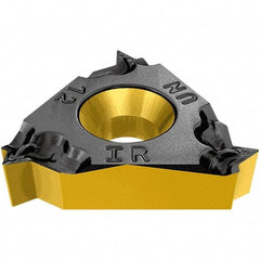 Iscar - 16ERB External Right Hand 11.5 NPT Laydown Threading Insert - Grade IC908, TiAlN Coated Carbide, 9.53mm Inscribed Circle - Exact Tool & Supply