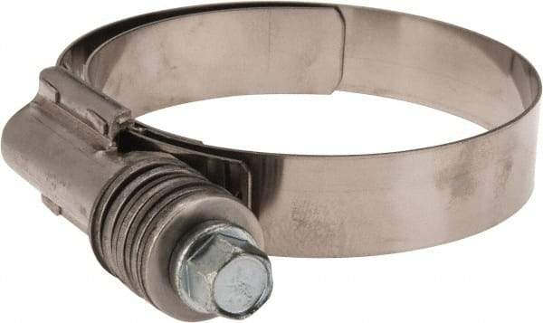 IDEAL TRIDON - Steel Auto-Adjustable Worm Drive Clamp - 5/8" Wide x 5/8" Thick, 2-1/4" Hose, 2-1/4 to 3-1/8" Diam - Exact Tool & Supply