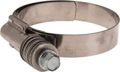 IDEAL TRIDON - Steel Auto-Adjustable Worm Drive Clamp - 5/8" Wide x 5/8" Thick, 2-1/4" Hose, 2-1/4 to 3-1/8" Diam - Exact Tool & Supply