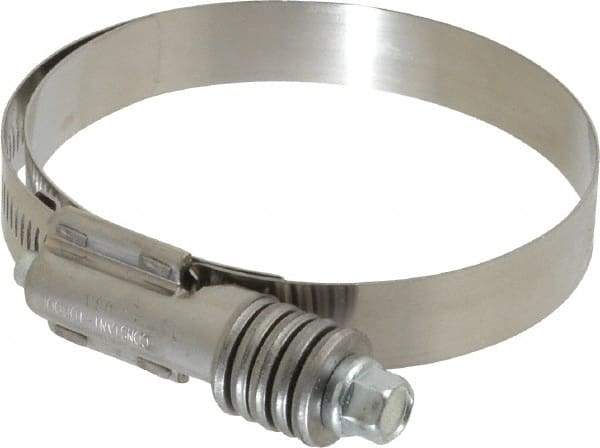 IDEAL TRIDON - Steel Auto-Adjustable Worm Drive Clamp - 5/8" Wide x 5/8" Thick, 2-3/4" Hose, 2-3/4 to 3-5/8" Diam - Exact Tool & Supply