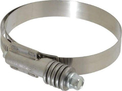 IDEAL TRIDON - Steel Auto-Adjustable Worm Drive Clamp - 5/8" Wide x 5/8" Thick, 2-3/4" Hose, 2-3/4 to 3-5/8" Diam - Exact Tool & Supply