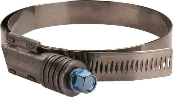 IDEAL TRIDON - Steel Auto-Adjustable Worm Drive Clamp - 5/8" Wide x 5/8" Thick, 3-3/4" Hose, 3-3/4 to 4-5/8" Diam - Exact Tool & Supply
