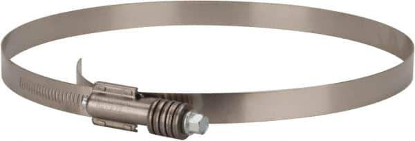 IDEAL TRIDON - Steel Auto-Adjustable Worm Drive Clamp - 5/8" Wide x 5/8" Thick, 8-1/4" Hose, 8-1/4 to 9-1/8" Diam - Exact Tool & Supply