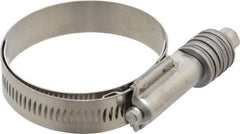 IDEAL TRIDON - Stainless Steel Auto-Adjustable Worm Drive Clamp - 5/8" Wide x 5/8" Thick, 1-3/4" Hose, 1-3/4 to 2-5/8" Diam - Exact Tool & Supply