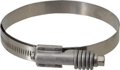 IDEAL TRIDON - Stainless Steel Auto-Adjustable Worm Drive Clamp - 5/8" Wide x 5/8" Thick, 3-3/4" Hose, 3-3/4 to 4-5/8" Diam - Exact Tool & Supply