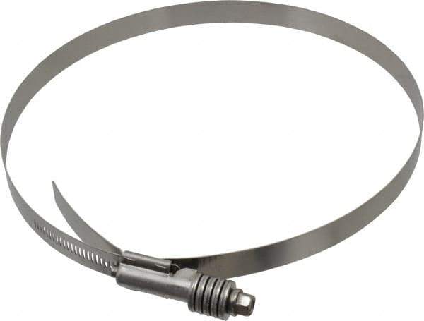 IDEAL TRIDON - Stainless Steel Auto-Adjustable Worm Drive Clamp - 5/8" Wide x 5/8" Thick, 8-1/4" Hose, 8-1/4 to 9-1/8" Diam - Exact Tool & Supply