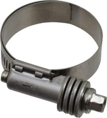 IDEAL TRIDON - Stainless Steel Auto-Adjustable Worm Drive Clamp - 1/2" Wide x 1/2" Thick, 1-1/16" Hose, 1-1/16 to 2" Diam - Exact Tool & Supply