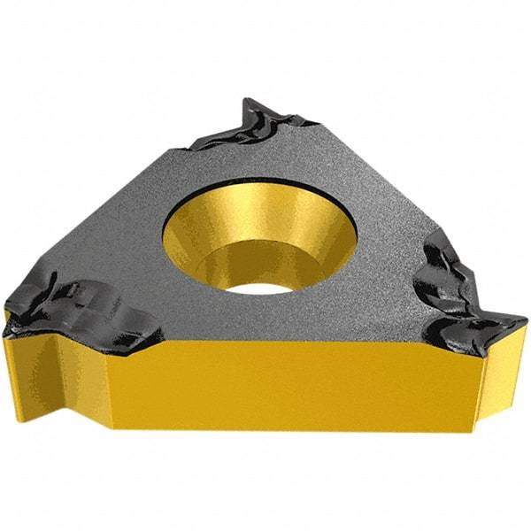 Iscar - 11IRB Internal Right Hand 20 Whitworth Laydown Threading Insert - Grade IC908, TiAlN Coated Carbide - Exact Tool & Supply