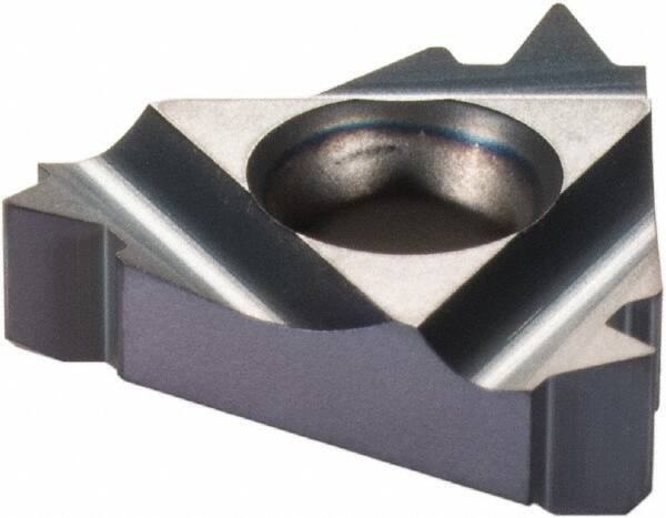 Iscar - 16IR Internal Right Hand 9 UN Laydown Threading Insert - Grade IC908, TiN/TiAlN Coated Carbide, 9.53mm Inscribed Circle - Exact Tool & Supply