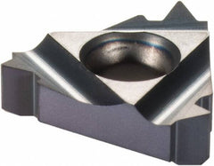 Iscar - 16IR Internal Right Hand 9 UN Laydown Threading Insert - Grade IC908, TiN/TiAlN Coated Carbide, 9.53mm Inscribed Circle - Exact Tool & Supply