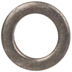 Made in USA - #0 Screw, Grade 300 Stainless Steel Standard Flat Washer - 0.063" ID x 0.099" OD, 0.016" Thick, Passivated Finish, Meets Military Specifications - Exact Tool & Supply