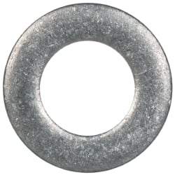 Made in USA - #4 Screw, Grade 300 Stainless Steel Standard Flat Washer - 0.115" ID x 0.209" OD, 0.032" Thick, Passivated Finish, Meets Military Specifications - Exact Tool & Supply