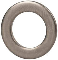 Made in USA - 3/8" Screw, Grade AN960 Stainless Steel Standard Flat Washer - 0.39" ID x 5/8" OD, 0.063" Thick, Passivated Finish, Meets Military Specifications - Exact Tool & Supply