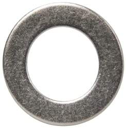 Made in USA - 7/16" Screw, Grade AN960 Stainless Steel Standard Flat Washer - 0.453" ID x 3/4" OD, 0.032" Thick, Passivated Finish, Meets Military Specifications - Exact Tool & Supply