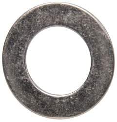 Made in USA - 1/2" Screw, Grade AN960 Stainless Steel Standard Flat Washer - 0.515" ID x 7/8" OD, 0.032" Thick, Passivated Finish, Meets Military Specifications - Exact Tool & Supply