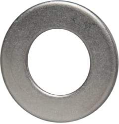 Made in USA - 5/8" Screw, Grade AN960 Stainless Steel Standard Flat Washer - 0.64" ID x 1.188" OD, 0.063" Thick, Passivated Finish, Meets Military Specifications - Exact Tool & Supply
