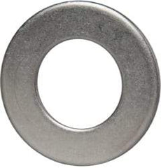 Made in USA - 5/8" Screw, Grade AN960 Stainless Steel Standard Flat Washer - 0.64" ID x 1.188" OD, 0.063" Thick, Passivated Finish, Meets Military Specifications - Exact Tool & Supply