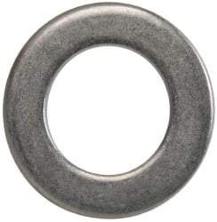 Made in USA - 7/8" Screw, Grade AN960 Stainless Steel Standard Flat Washer - 0.89" ID x 1-1/2" OD, 0.09" Thick, Passivated Finish, Meets Military Specifications - Exact Tool & Supply