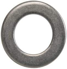 Made in USA - 7/8" Screw, Grade AN960 Stainless Steel Standard Flat Washer - 0.89" ID x 1-1/2" OD, 0.09" Thick, Passivated Finish, Meets Military Specifications - Exact Tool & Supply