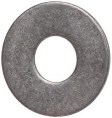 Made in USA - #6L Screw, Grade AN960 Stainless Steel Standard Flat Washer - 0.149" ID x 3/8" OD, 0.032" Thick, Passivated Finish, Meets Military Specifications - Exact Tool & Supply