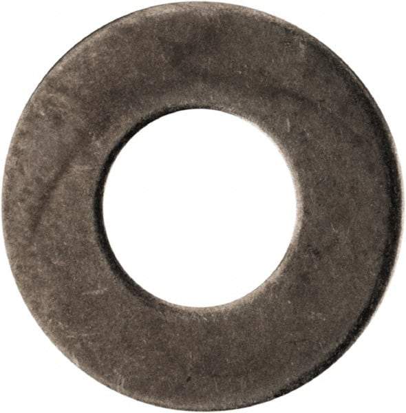 Made in USA - #8L Screw, Grade AN960 Stainless Steel Standard Flat Washer - 0.174" ID x 3/8" OD, 0.016" Thick, Passivated Finish, Meets Military Specifications - Exact Tool & Supply