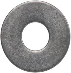 Made in USA - #8 Screw, Grade AN960 Stainless Steel Standard Flat Washer - 0.174" ID x 3/8" OD, 0.032" Thick, Passivated Finish, Meets Military Specifications - Exact Tool & Supply