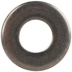 Made in USA - #10 Screw, Grade AN960 Stainless Steel Standard Flat Washer - 0.203" ID x 0.438" OD, 0.063" Thick, Passivated Finish, Meets Military Specifications - Exact Tool & Supply