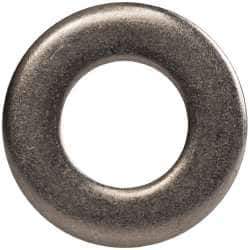 Made in USA - 1/4" Screw, Grade AN960 Stainless Steel Standard Flat Washer - 0.267" ID x 1/2" OD, 0.063" Thick, Passivated Finish, Meets Military Specifications - Exact Tool & Supply