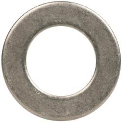 Made in USA - 5/16" Screw, Grade AN960 Stainless Steel Standard Flat Washer - 0.328" ID x 0.562" OD, 0.032" Thick, Passivated Finish, Meets Military Specifications - Exact Tool & Supply