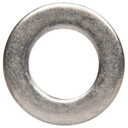 Made in USA - 5/16" Screw, Grade AN960 Stainless Steel Standard Flat Washer - 0.328" ID x 0.562" OD, 0.063" Thick, Passivated Finish, Meets Military Specifications - Exact Tool & Supply