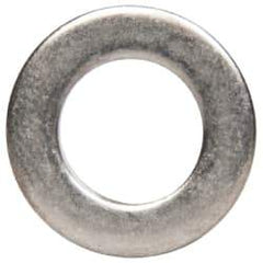 Made in USA - 5/16" Screw, Grade AN960 Stainless Steel Standard Flat Washer - 0.328" ID x 0.562" OD, 0.063" Thick, Passivated Finish, Meets Military Specifications - Exact Tool & Supply